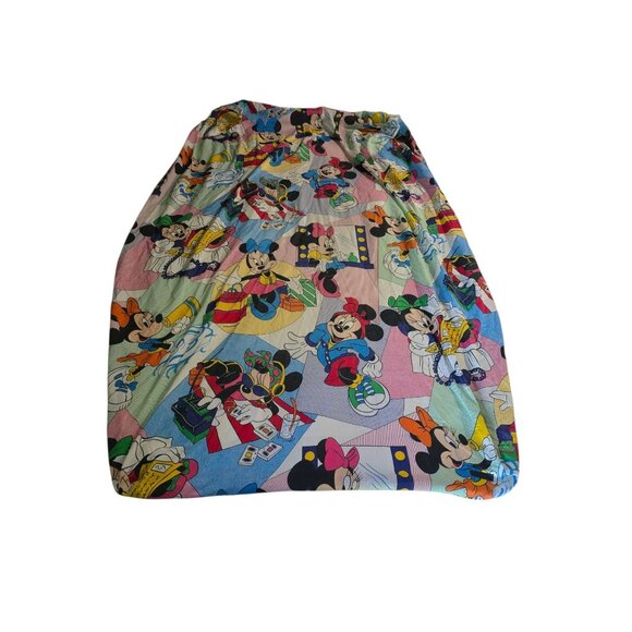 Vintage 80's Disney Minnie Mouse Twin Fitted Sheet - Picture 1 of 11